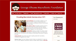 Desktop Screenshot of ohsawamacrobiotics.com